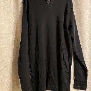 Men’s Long Sleeve Shirt in Black